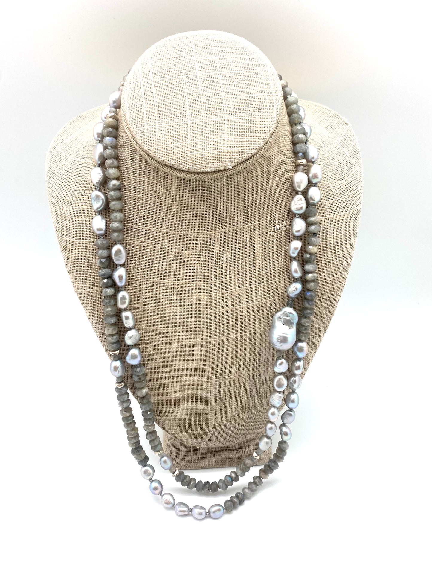 Ulrika necklace - labradorite