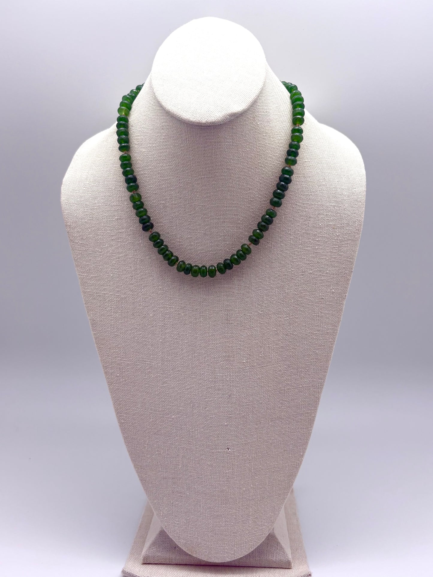 Eva necklace - diopside
