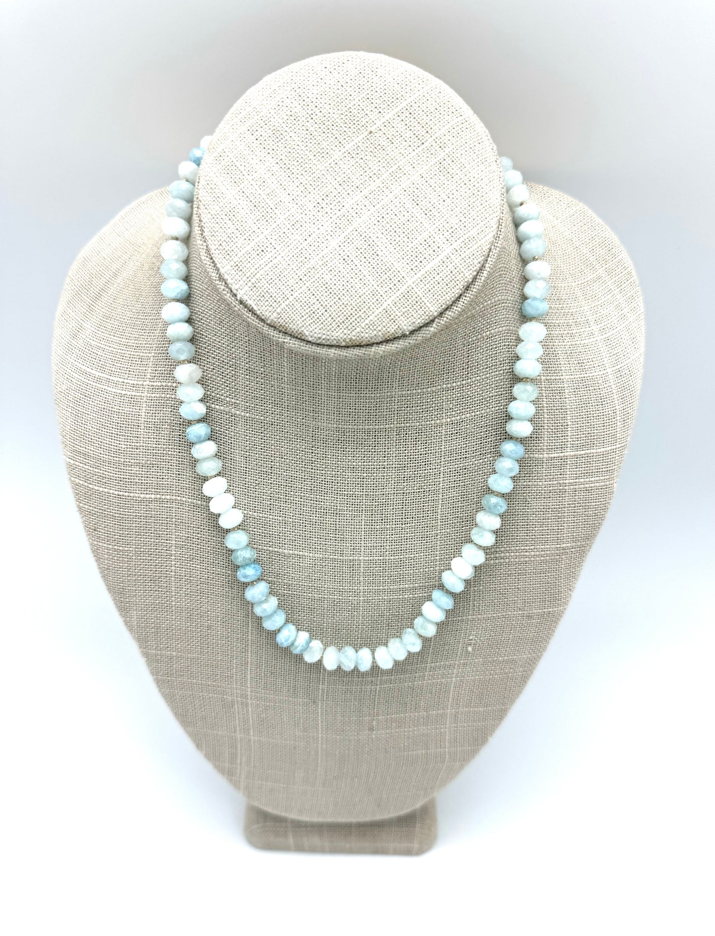 Eva necklace - aquamarine