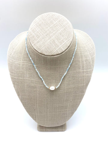 Jenny necklace - aquamarine
