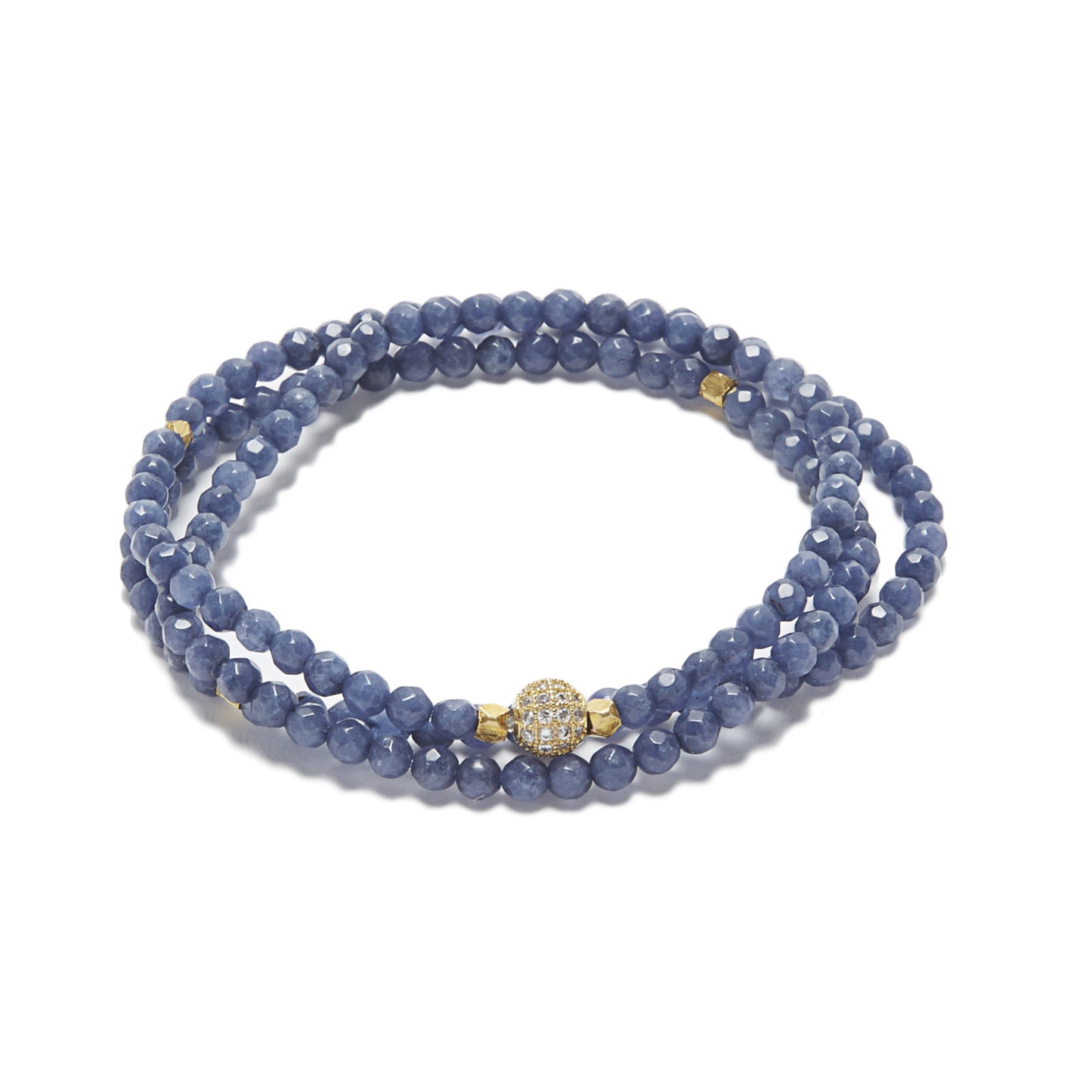 Triple Wrap - blue sapphire