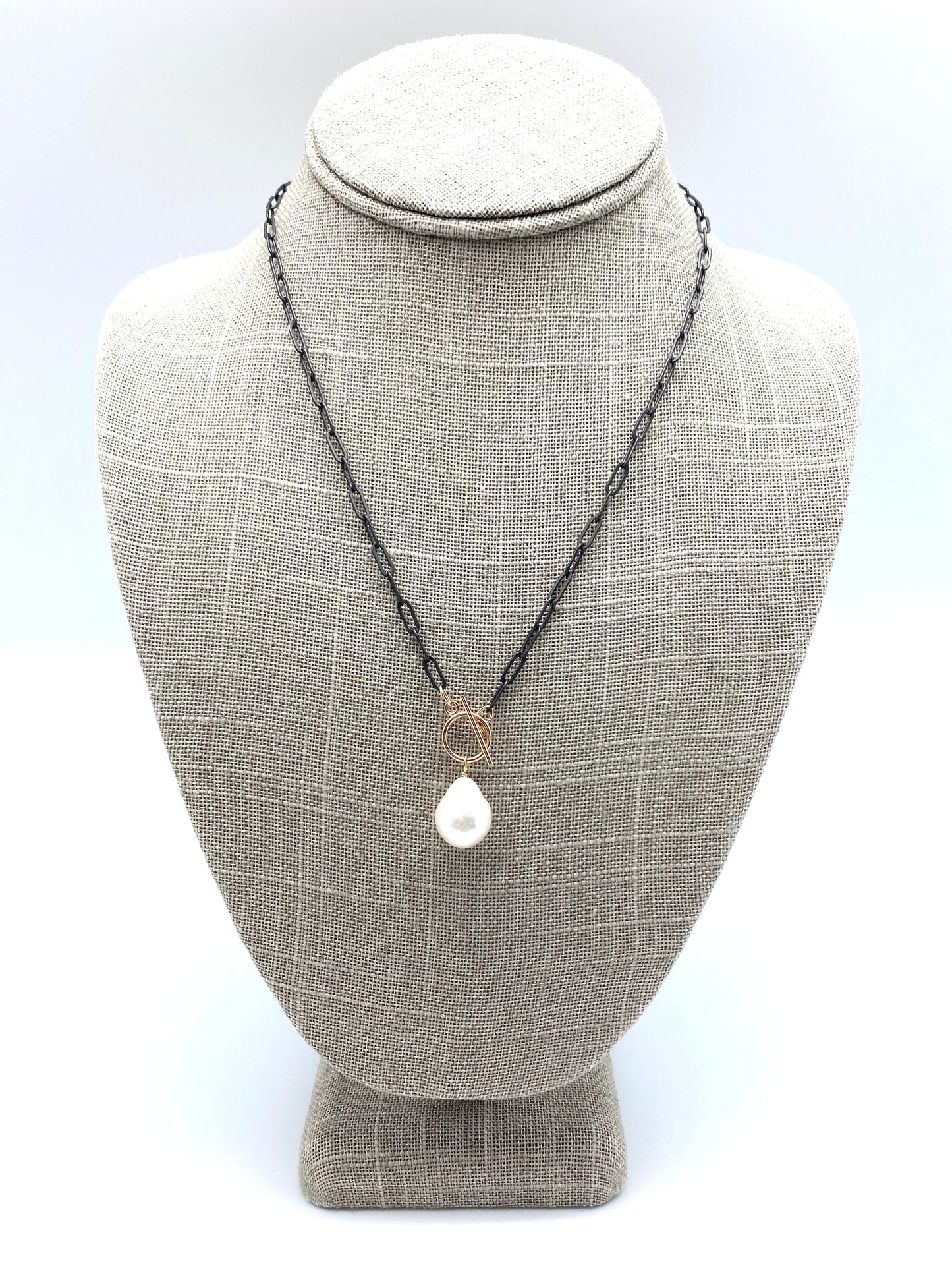 Carol Necklace - oxidized