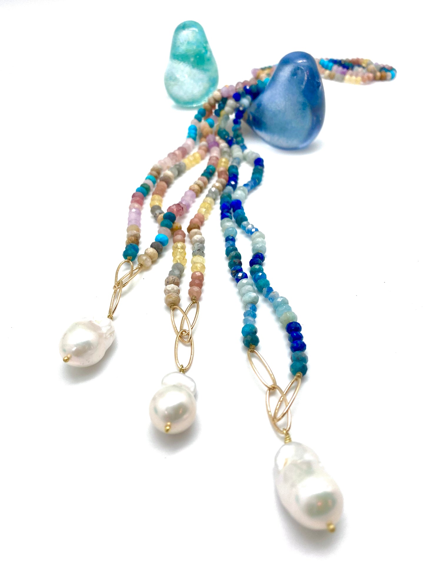 Veronika graded necklace - citrine