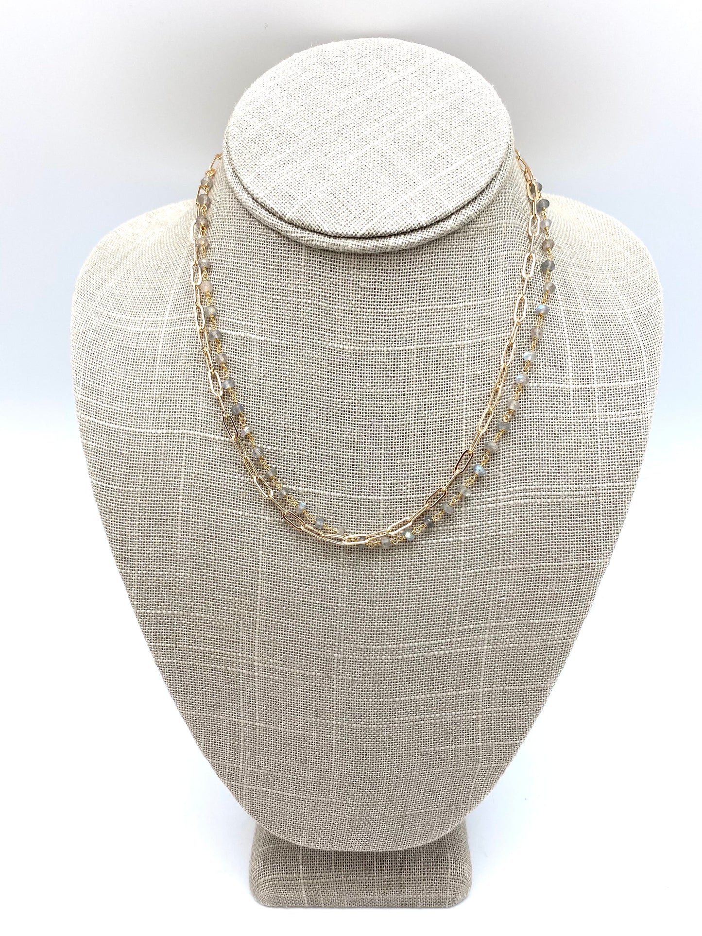Mariana necklace - labradorite