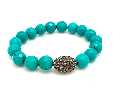 Annie bracelet, turquoise