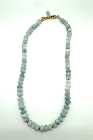 Eva necklace - aquamarine