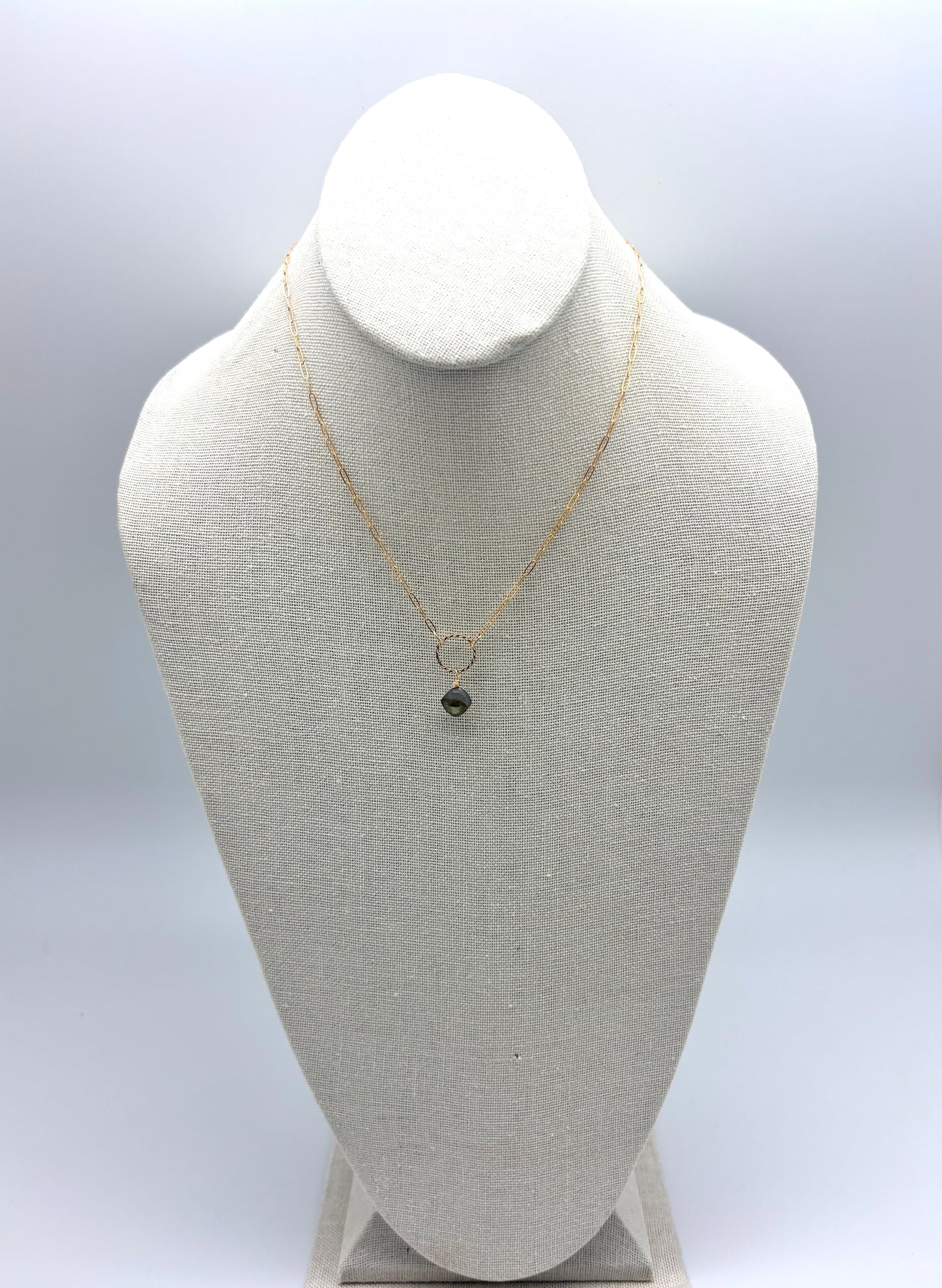 Isabella Petite Necklace - labradorite