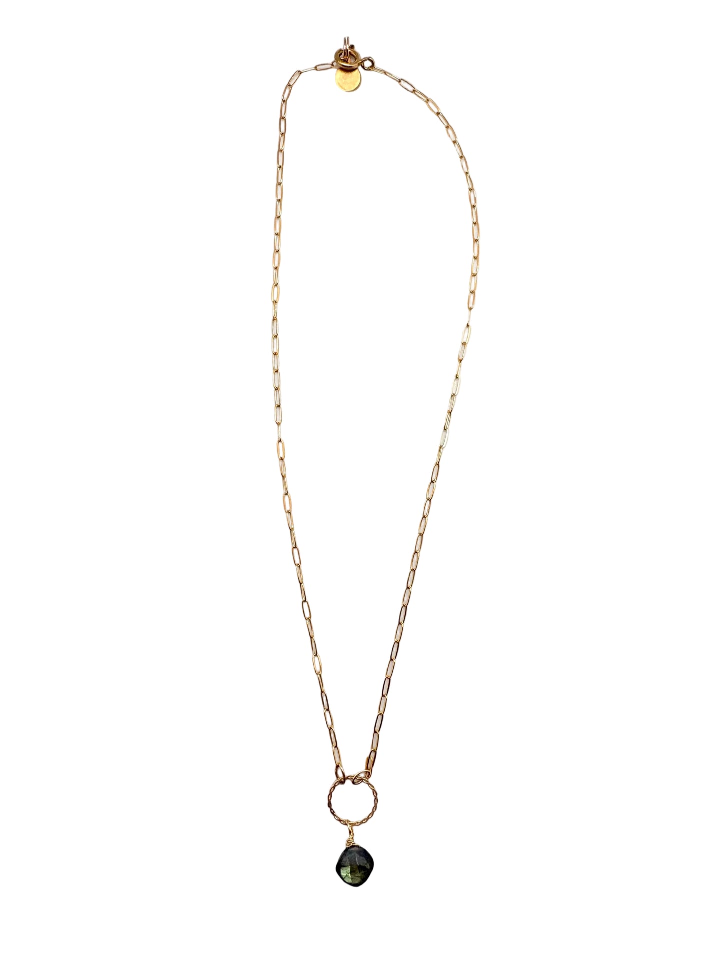 Isabella Petite Necklace - labradorite