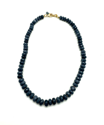 Eva necklace - blue agate