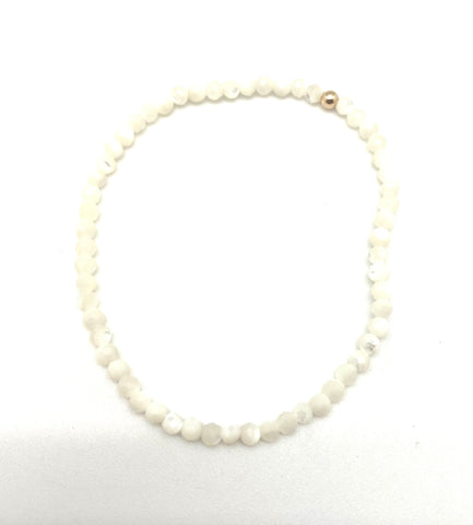 Mimi single bracelet - mother of pearl