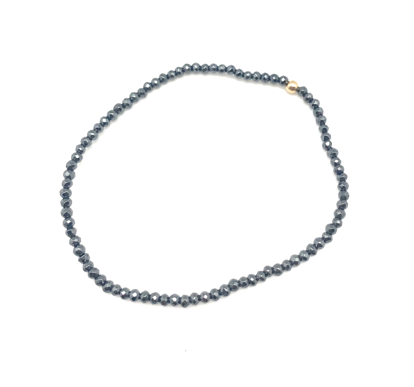 Mimi single bracelet - hematite