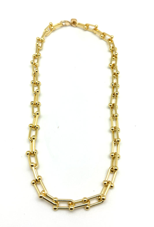 Frederika necklace - short larger link