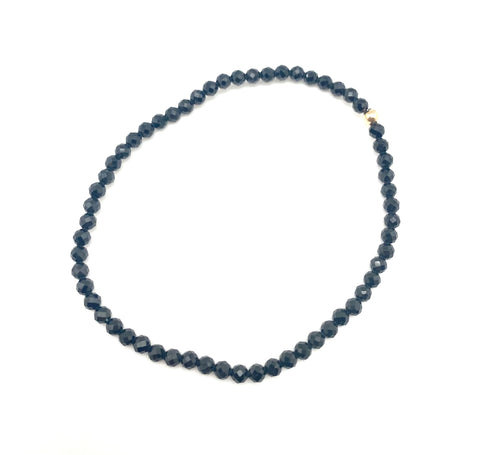 Mimi single bracelet - black spinel
