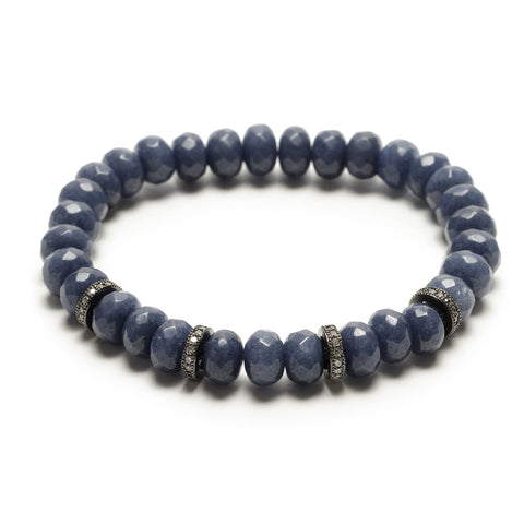 Anna bracelet - blue agate