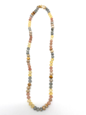 Olivia graded necklace - citrine