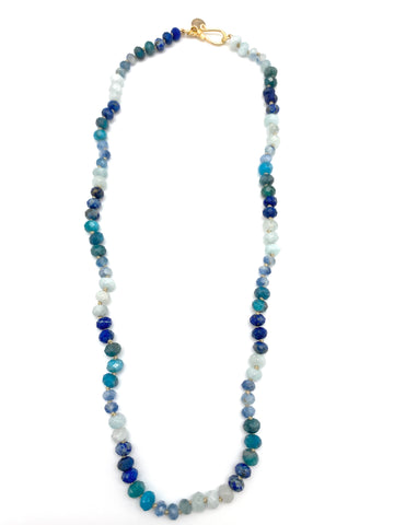 Olivia graded necklace - apatite