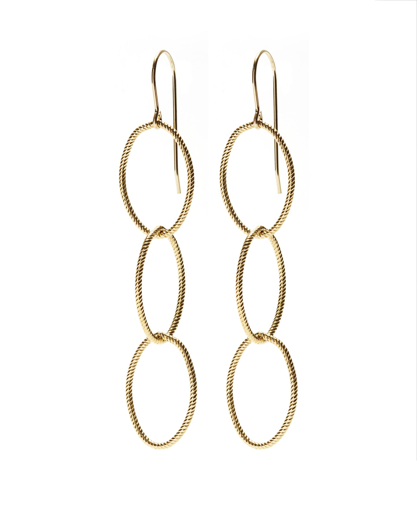 Triple Earrings - gold