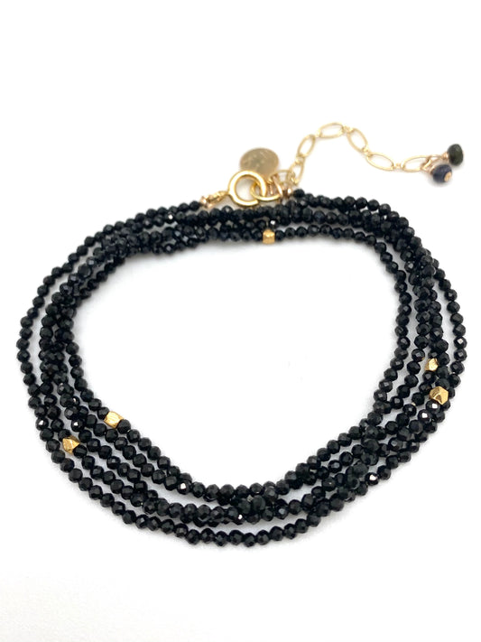 Mimi Wrap - black spinel