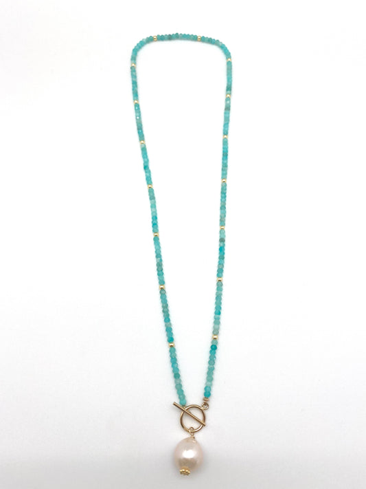 Carol Necklace Gem, amazonite