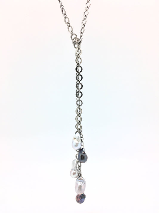 Arabella Lariat - silver