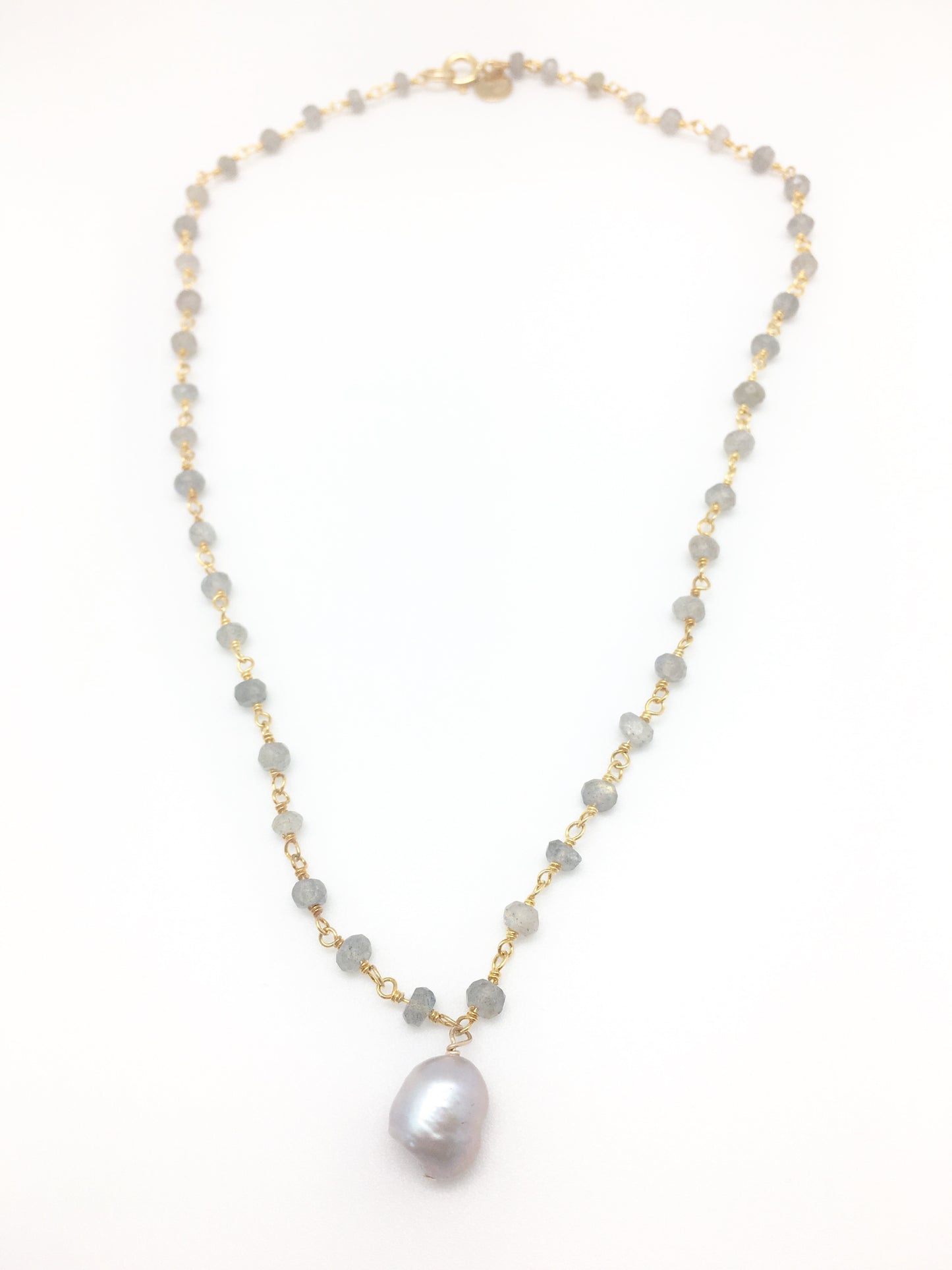 Diddi Short - labradorite/grey pearl