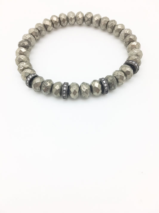 Anna bracelet - pyrite