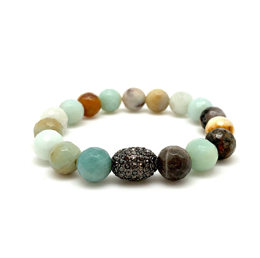 Annie bracelet, amazonite