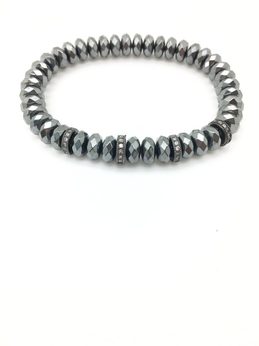 Anna bracelet - hematite