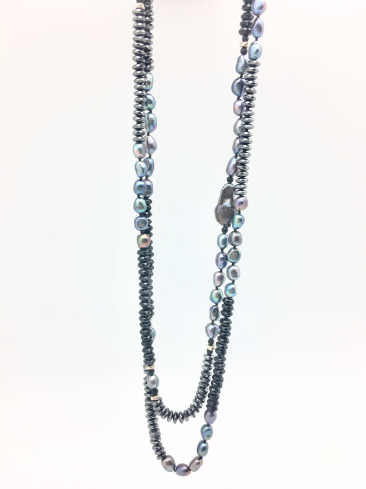 Ulrika necklace - black onyx