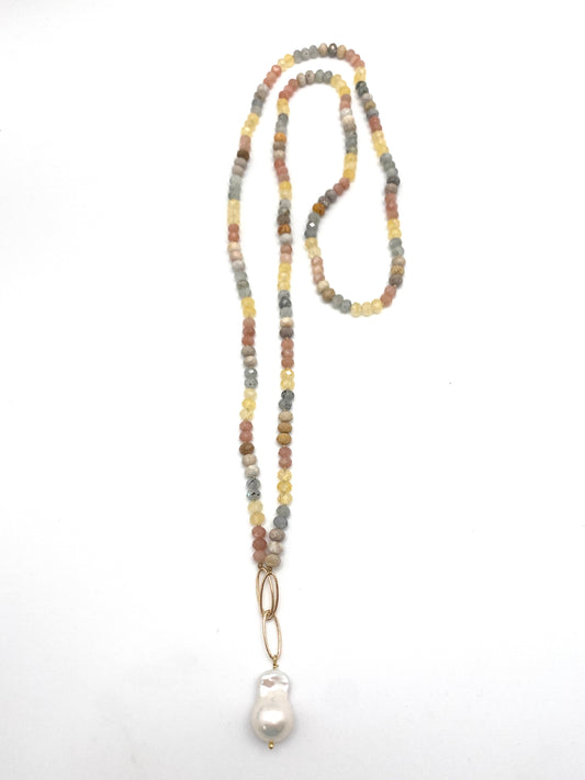 Veronica graded necklace - citrine