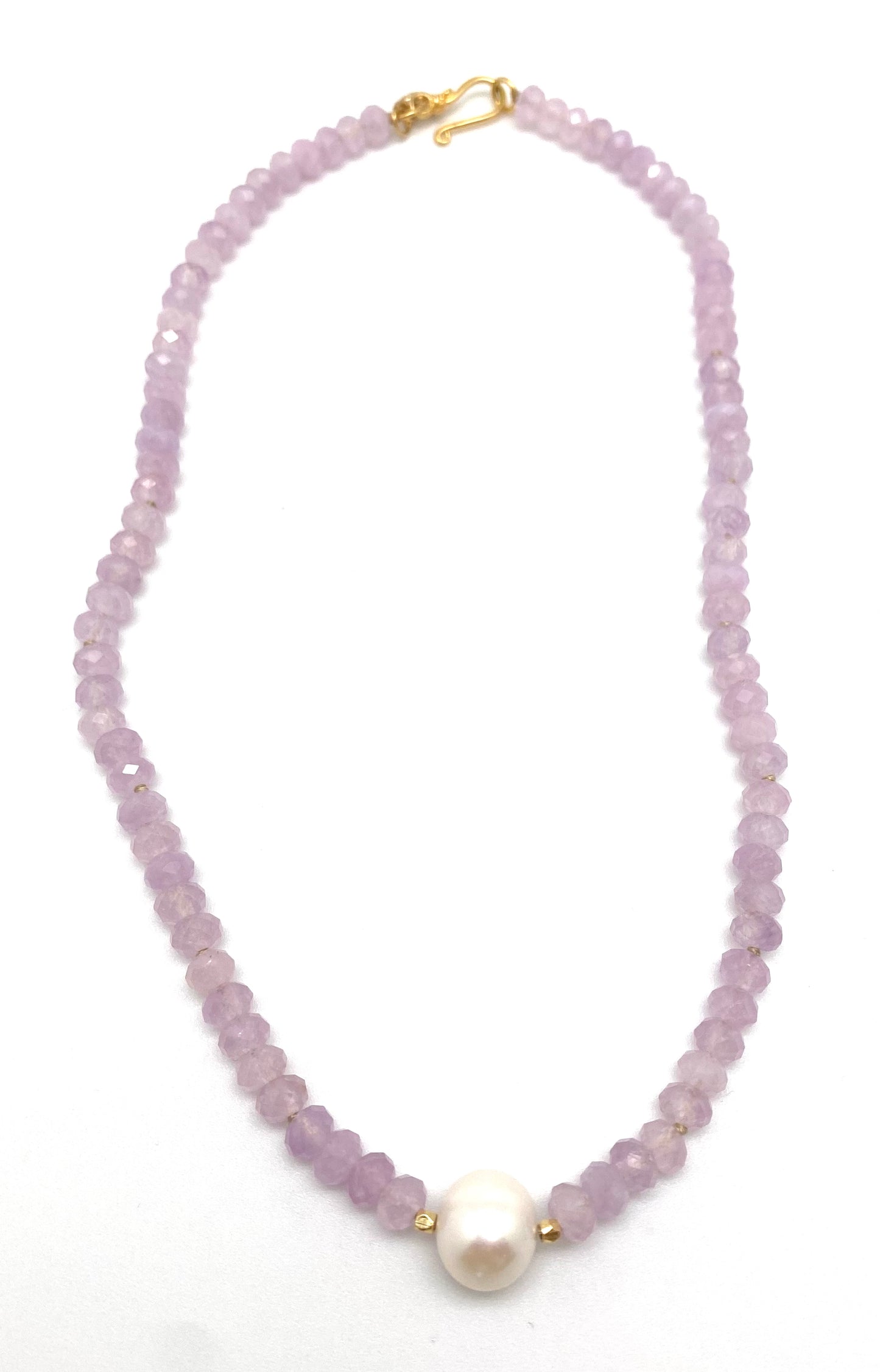 Maja necklace, purple opal