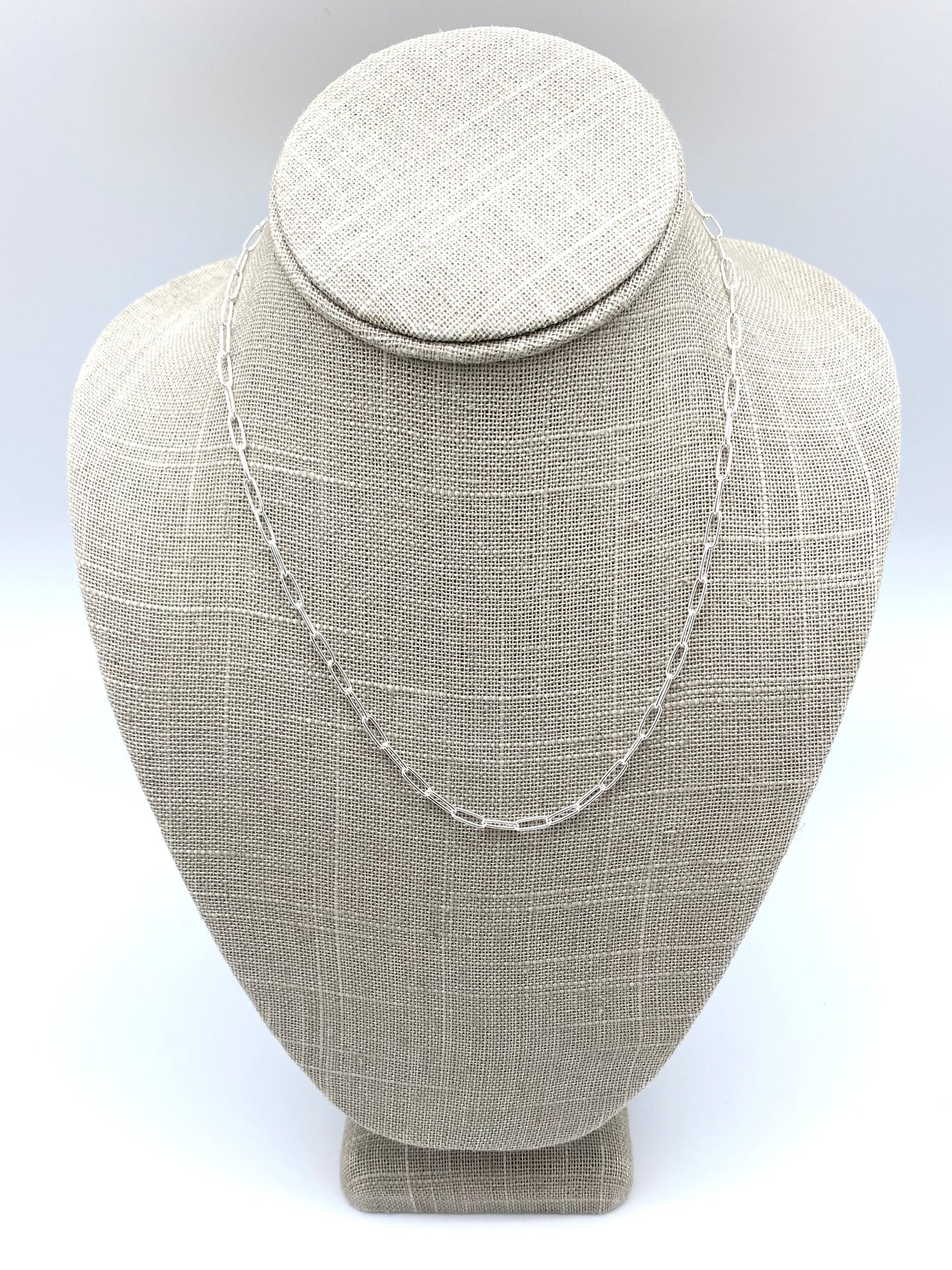 Marie Necklace - silver/plain